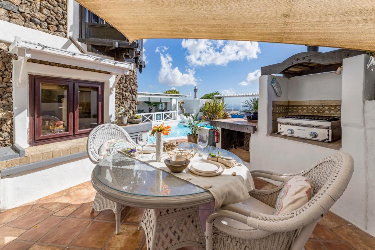 Deluxe Designer Historic Villa Via Lactea, Panoramic Sea Views, Own Private Heated Pool And Subtropical Garden La Asomada  Eksteriør billede